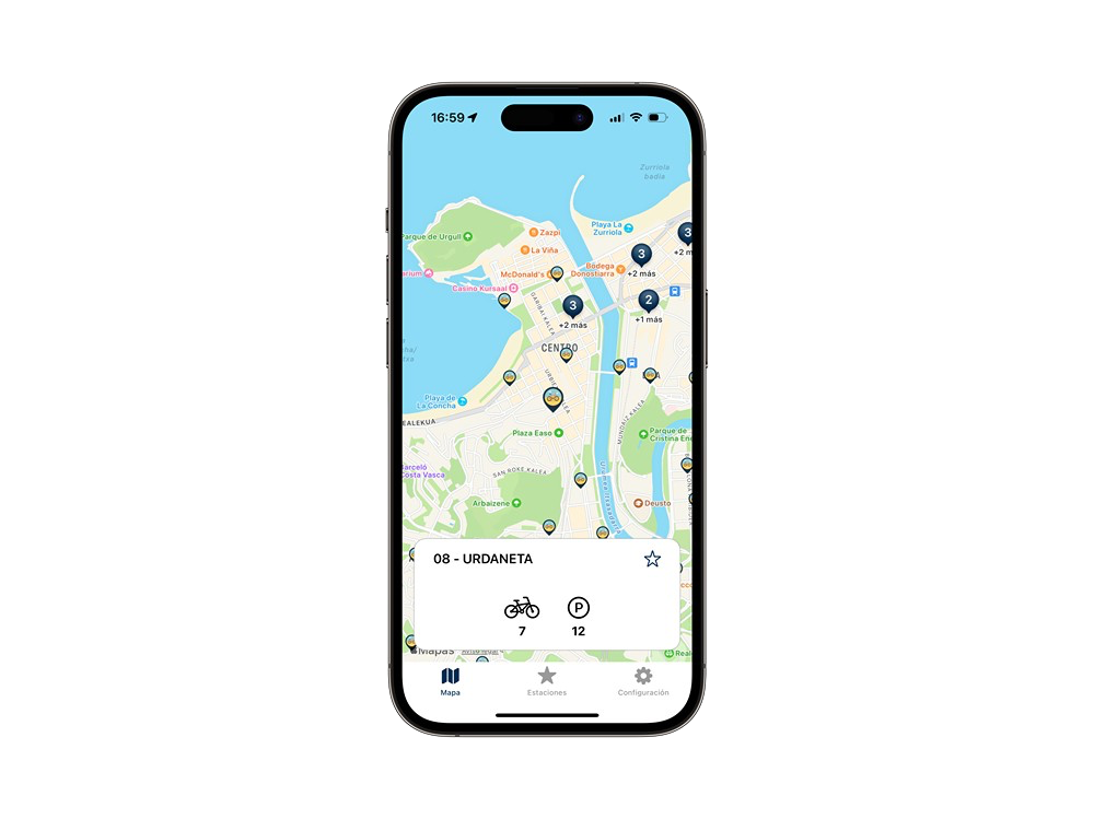City bikes app