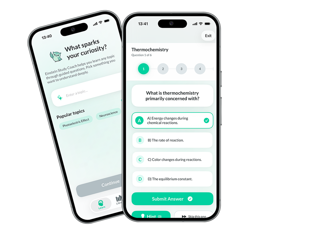 Einstein Study AI Coach