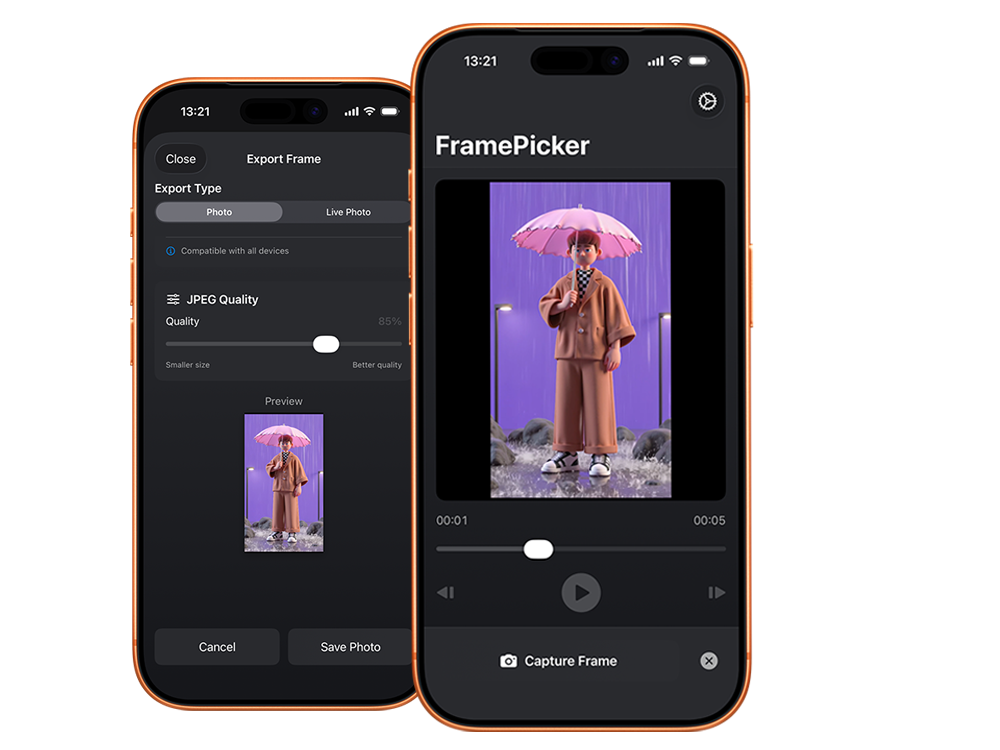 FramePicker: Video to Photo
