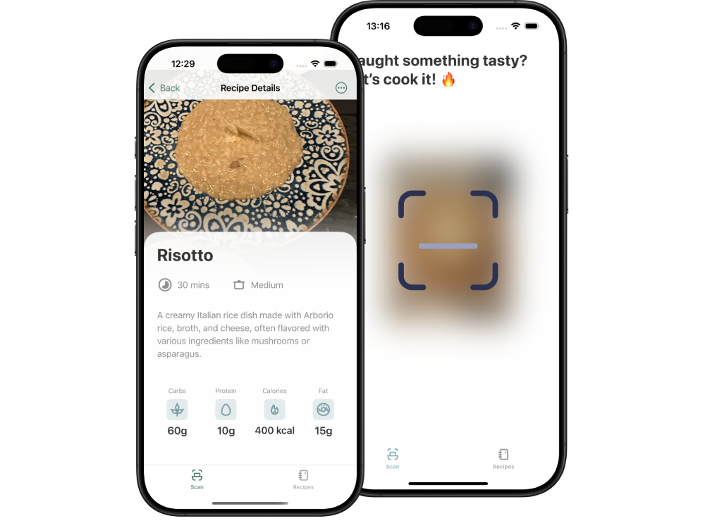Photo to Recipe - Food Scanner